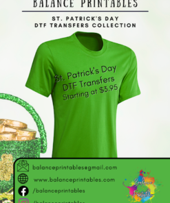 Balance Printables St Patrick's Day DTF Catalog