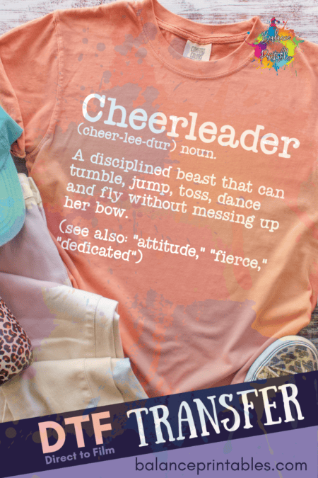 Cheerleader - DTF Transfer